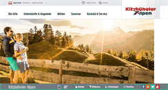 Desktop Screenshot of kitzbueheler-alpen.com